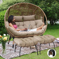 NICESOUL Indoor Outdoor Double Egg Chair by NICESOUL