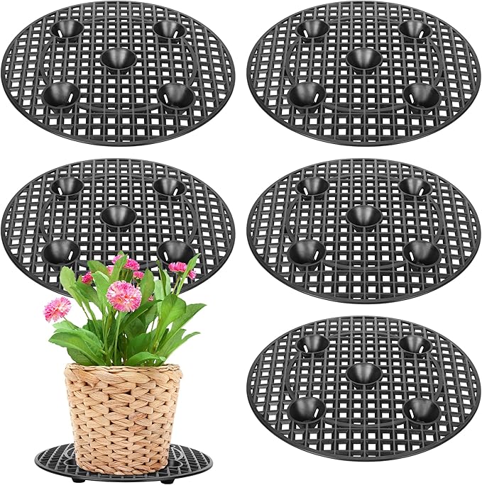 moonoom 6 Pcs Big Potted Plant Stands by moonoom