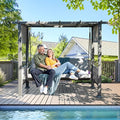 Pamapic 3-Seat Porch Swing Bed by Pamapic