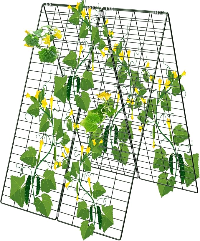 AGTEK 34" x 48" Foldable Cucumber Trellis by AGTEK