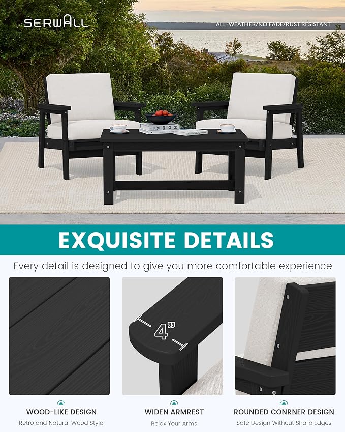 SERWALL HDPE Outdoor Couch - Image 4