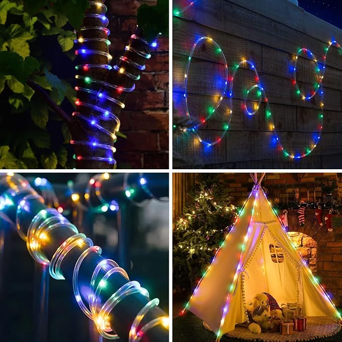 ANJAYLIA 99FT 300 LED Color Changing Rope Lights, 18 Colors Outdoor String - Image 6