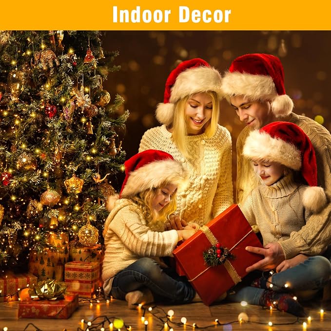 Nisocy 33FT LED String Lights Outdoor Waterproof – Warm White Fairy Lights - Image 4