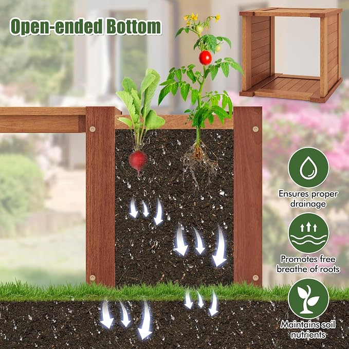 Giantex Set of 2 Outdoor Bench - Image 6