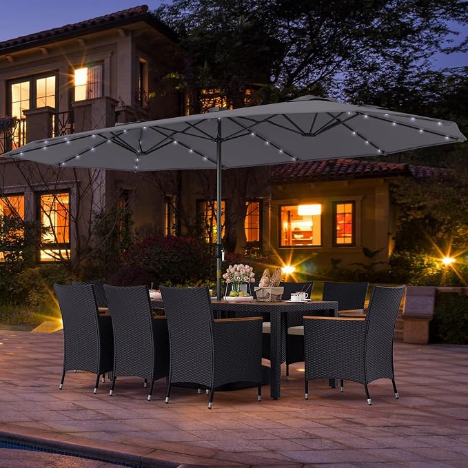 Tangkula 11 Pieces Patio Dining Set - Image 4