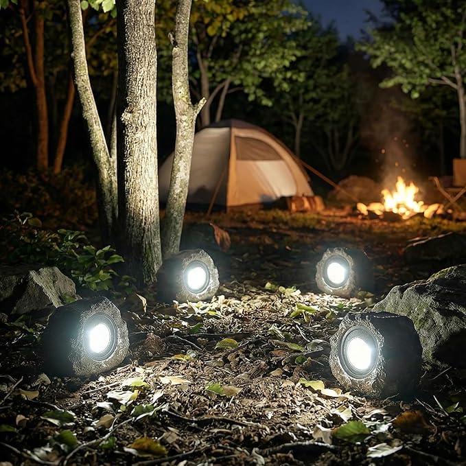 Solar Rock Lights Outdoor Garden Waterproof - Image 9