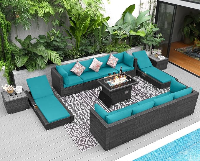 NICESOUL 13 Piece Outdoor Seating - Image 3