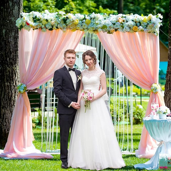 Wedding Arch Backdrop Stand 6.6x6.6 FT Square Wedding Arches - Image 3