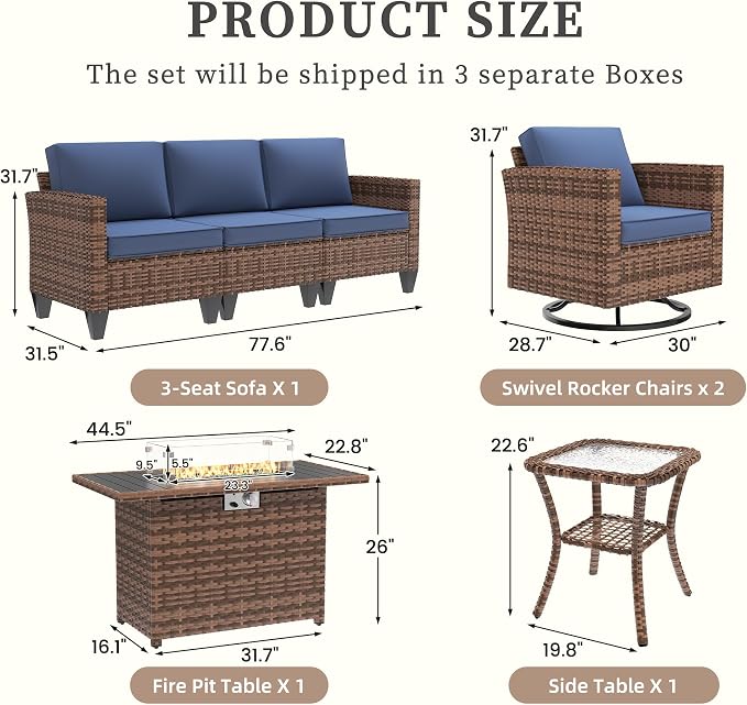 UDPATIO Patio Furniture Set - Image 3