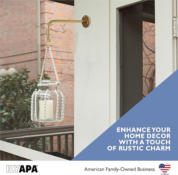 Ilyapa 4 Pack Metal Plant Wall Hanger Hooks - 7 in. Hook - Image 6