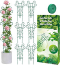 6 Pack Indoor Plant Trellis for Potted Plants, Stackable Garden Trellis for by Qaobo