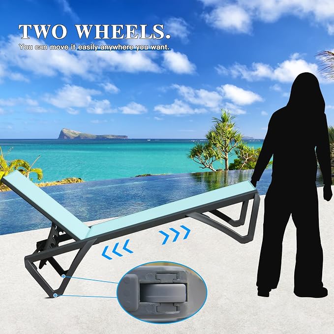 Domi Pool Lounge Chairs Set of 2 - Image 5