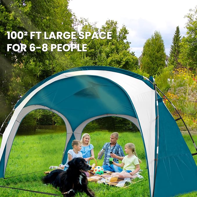 Beach Tent 12 X 12ft Large UPF50+ Pop Up Canopy - Image 3