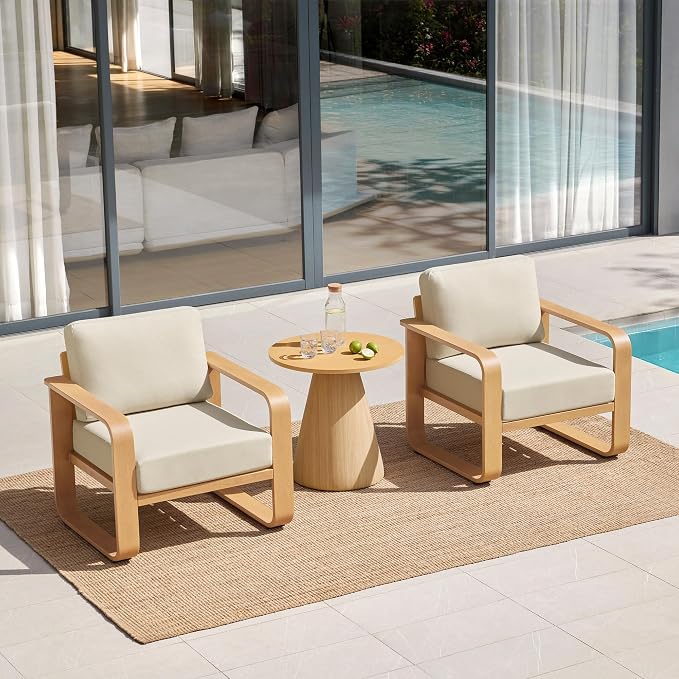 CHITA Outdoor Chairs Set of 2, Outdoor Furniture Set by CHITALIVING
