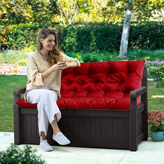 Swing Cushion Replacement Outdoor Porch Waterproof Bench Cushion 2-3 Seater - Image 5