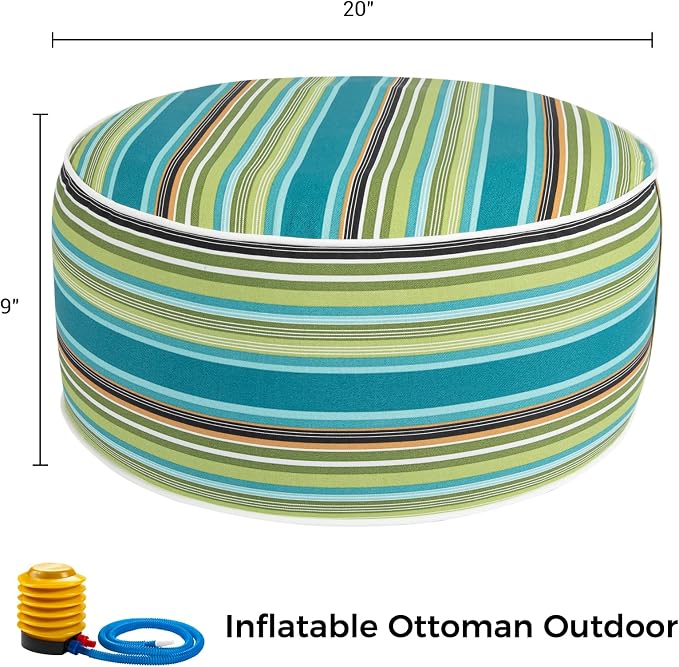 Inflatable Outdoor Ottoman - Image 3
