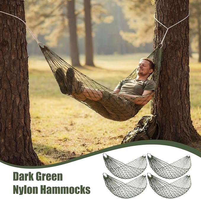 Jerify 4 Pack Mesh Hammocks Set - Image 7