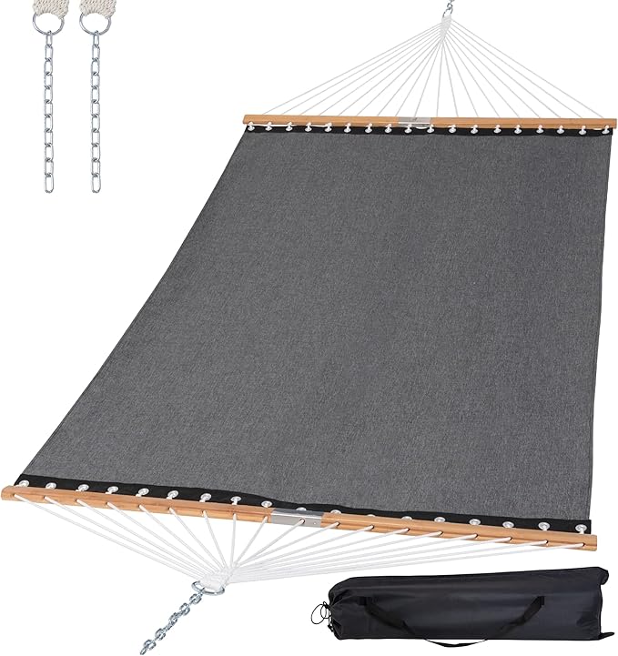 SUNCREAT Portable Double Outdoor Hammock, 450lbs Capacity, Quick Dry 2 Person by SUNCREAT