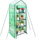 4 Tier Mini Greenhouse for Outdoor Indoor, Double-Layer Roof, Heavy Duty Small by PROWORX