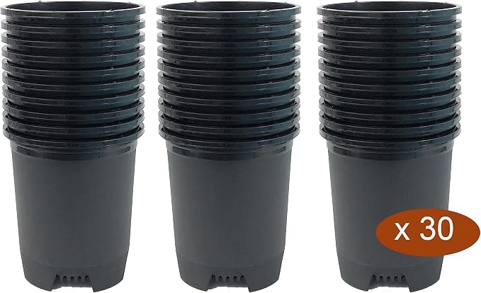 Wholesale Nursery Pot in Bulk 30-Pack 3 Gallon 9.5 Inch Black Plastic Planters - Image 7