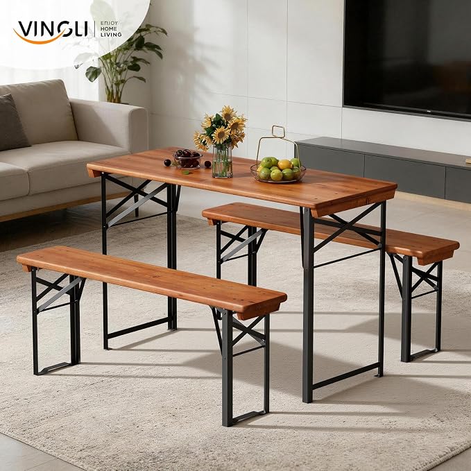 VINGLI 45 Inch Folding Picnic Tables - Image 7