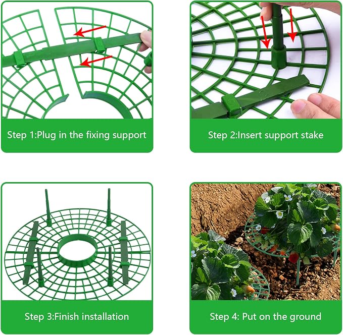 Iceyyyy 10 Pack Strawberry Plant Support - Image 2