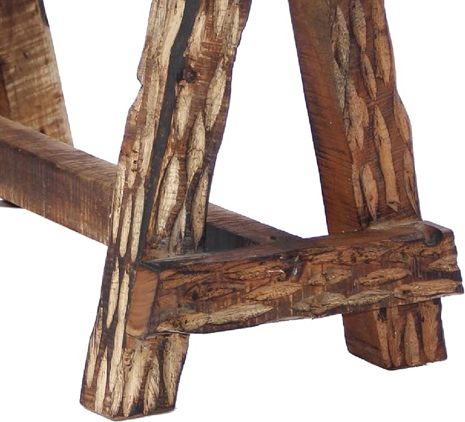 The Urban Port Wooden Garden Patio Bench - Image 9