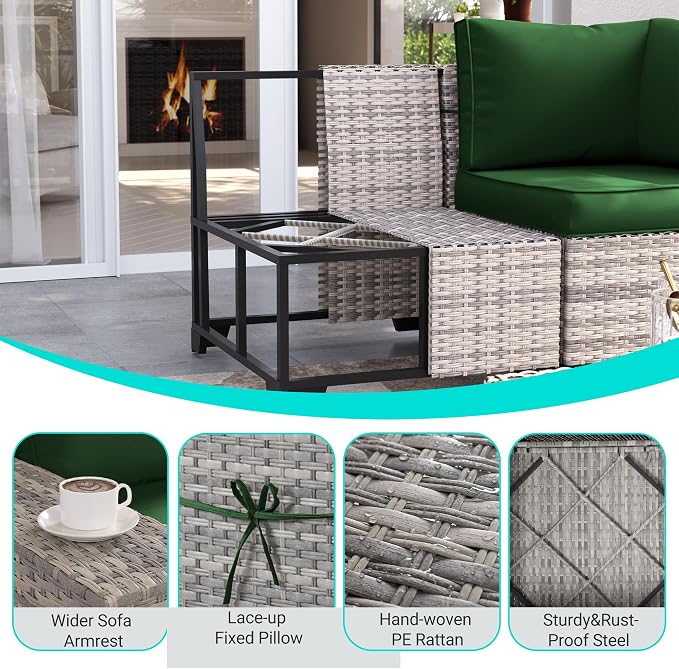 10-Piece Outdoor Patio Furniture Set - Image 6