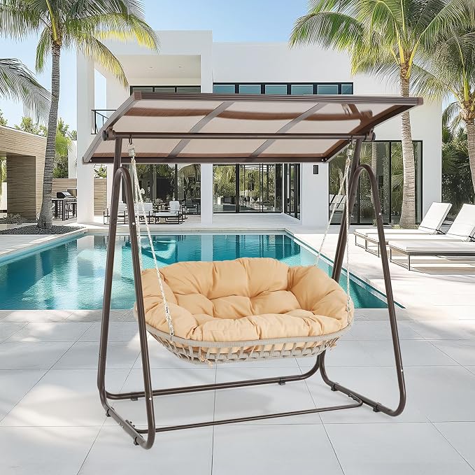 2-Person Outdoor Porch Swing - Image 9