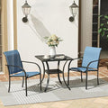 VICLLAX 3 Pieces Patio Outdoor Dining Set by HOME