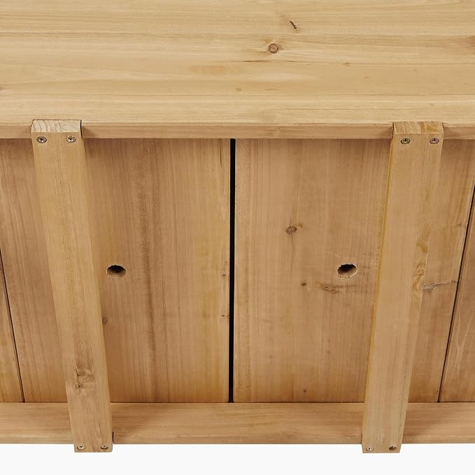 Yaheetech 49x22x32in 8 Pockets Horticulture Raised Garden Bed Elevated Wood - Image 8
