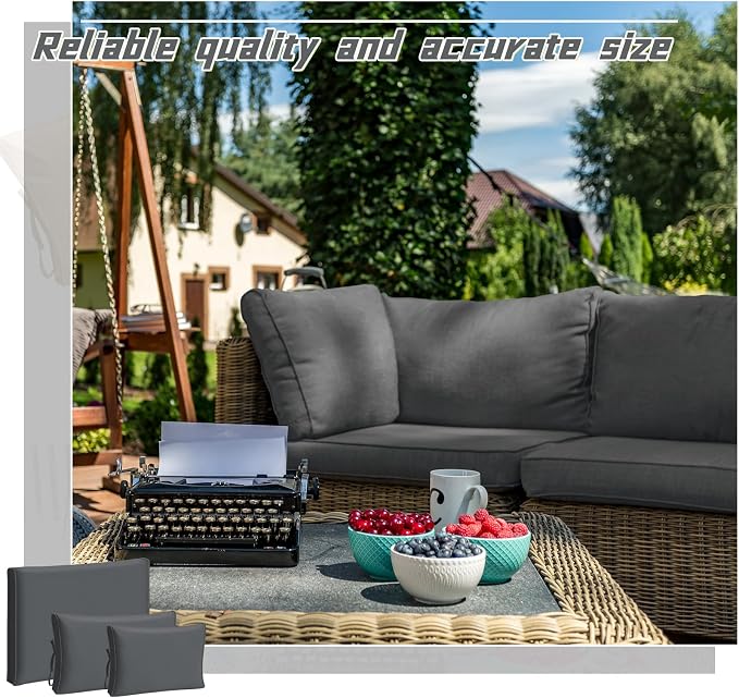 Patelai 11 Pcs Waterproof Patio Cushion Covers - Image 5