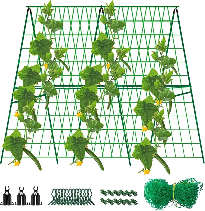 48 x 48 Inch Foldable Cucumber Trellis by DECOHS