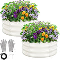 GreatBuddy 2x2x1 ft Round Galvanized Raised Garden Bed, Easy-Assembly Raised Bed by GreatBuddy