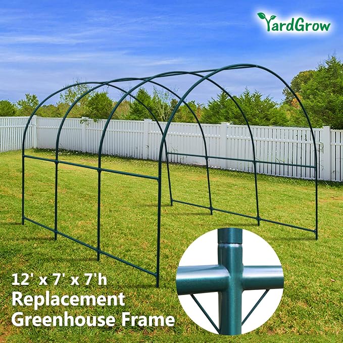 YardGrow Large Garden Support Arch Frame Climbing Plant Arch Arbor - Image 6