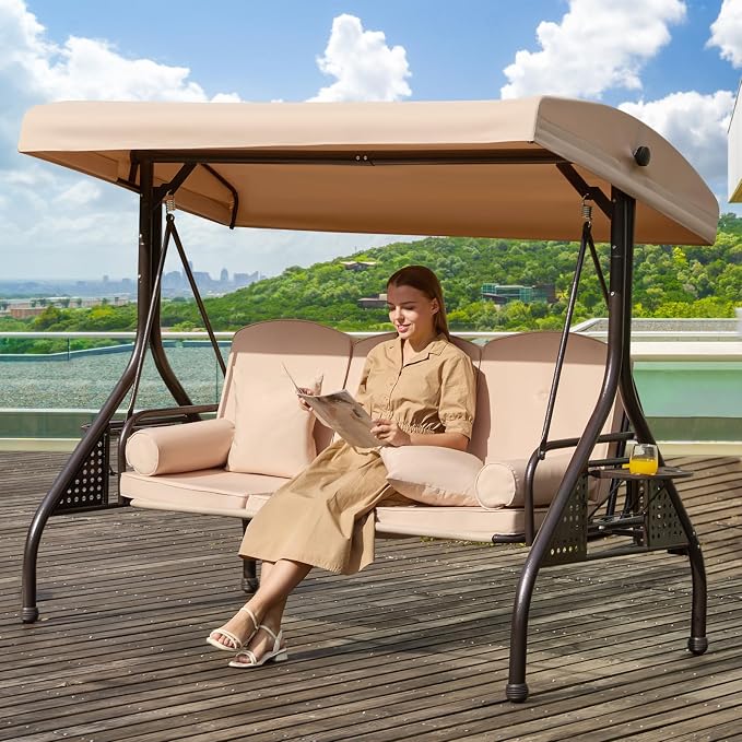 3 in 1 Outdoor Porch Swing by YALISSEY
