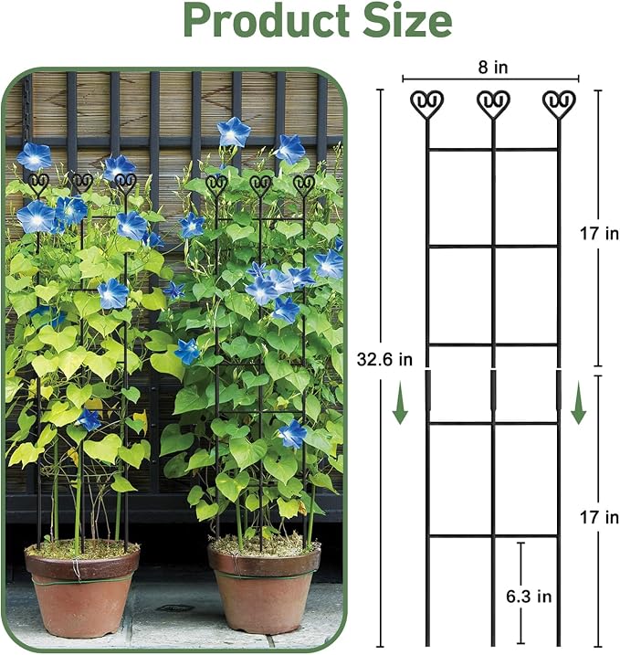 32in Large Indoor Plant Trellis - Image 2
