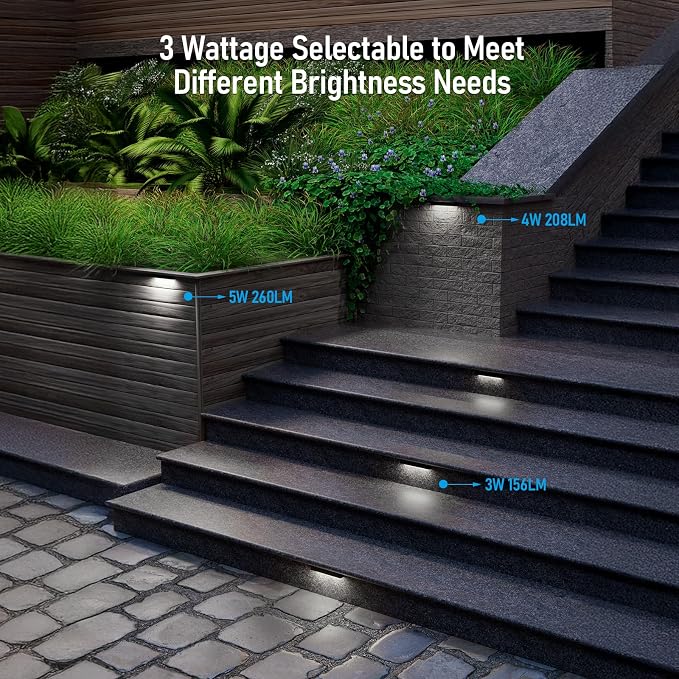 LEONLITE 7 Inch LED Hardscape Lighting, Update Retaining Wall Lights, LED - Image 2