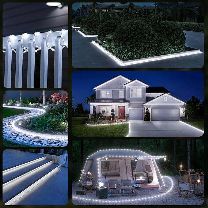 50FT 360 LED Waterproof Rope Lights Outside - Image 5