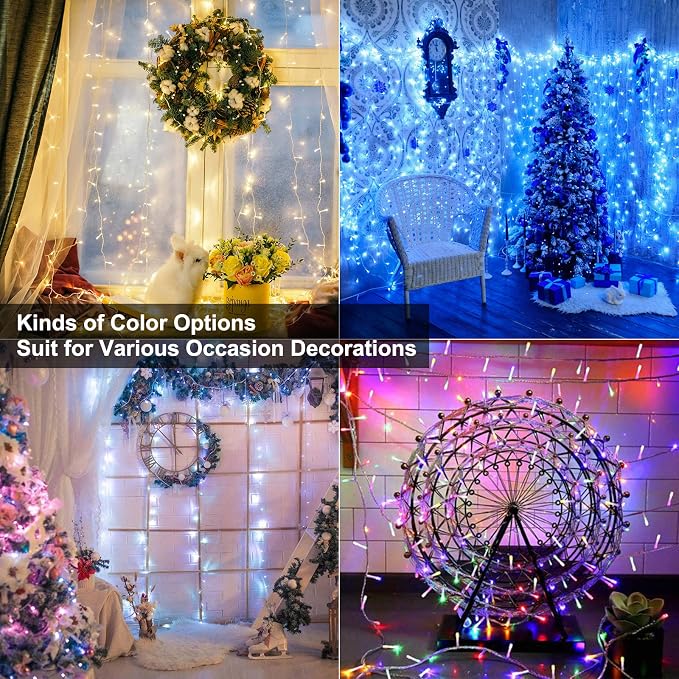 Brizled Color Changing String Lights, 33ft 100 LED Pasrel Easter Mini Lights - Image 6