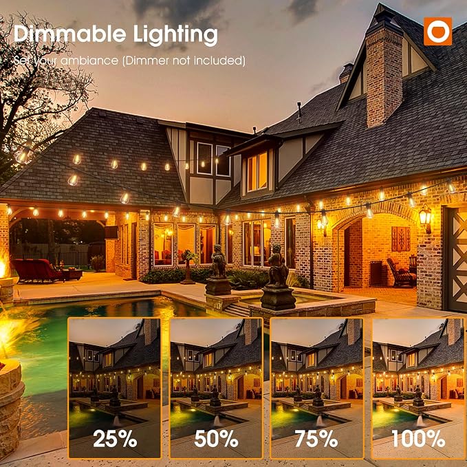addlon 72FT LED Outdoor String Lights - Image 5