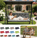 Porch Swing Cushions, Outdoor 3 Seats Swing Cushion Replacement Pad by LCYY.TG
