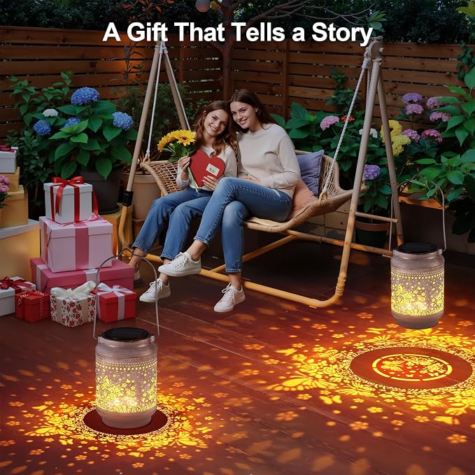 KOOPER Solar Lanterns Outdoor Waterproof Birthday Gifts - Image 4