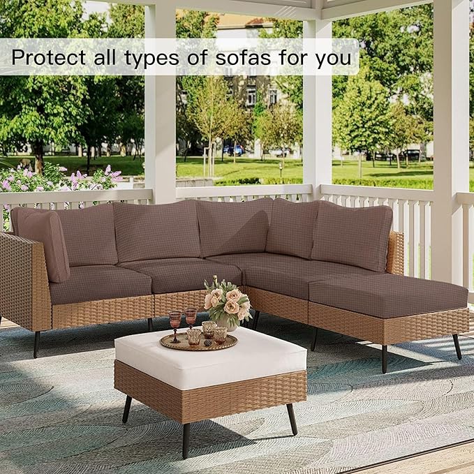 Outdoor Cushion Covers Set, Replacement - Image 4