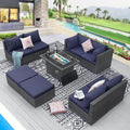 BULEXYARD 9 Pcs Highback Patio Furniture Set by BULEXYARDFURNITURE