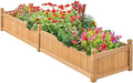 Yaheetech 90.5″ L×23.5″ W×16″ H Wooden Raised Garden Bed, Horticulture Wood by Yaheetech