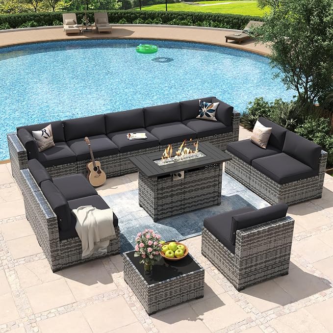 Aoxun 12 Piece Patio Furniture Set by Aoxun