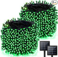 2 Pack 480 LED Solar Chrismas Lights Outdoor, Solar String Lights by Albelt