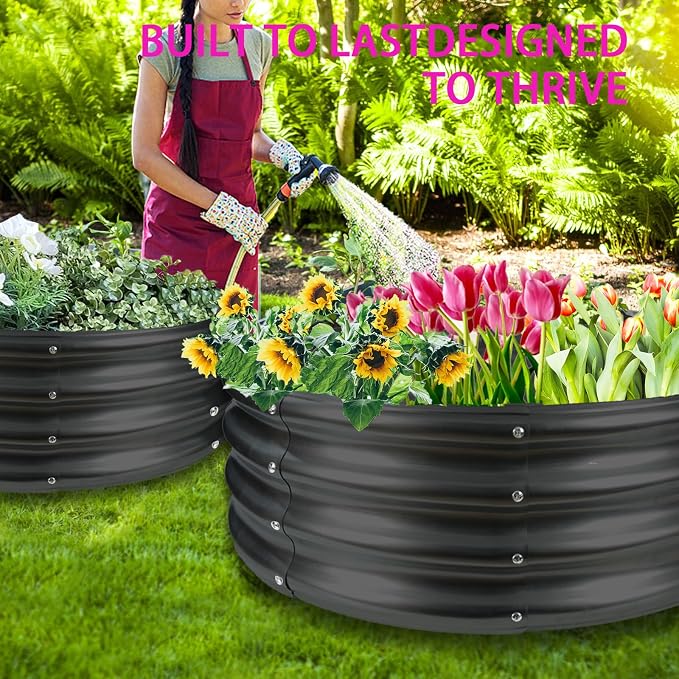 Round Galvanized Steel Fire Ring/Fir Pit - Image 6