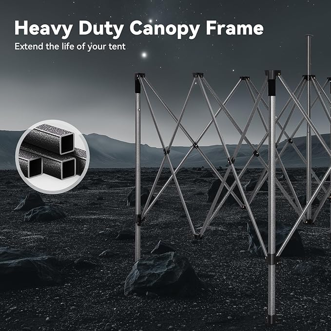 COBIZI 10x15 Pop up Canopy Tent Heavy Duty - Image 2
